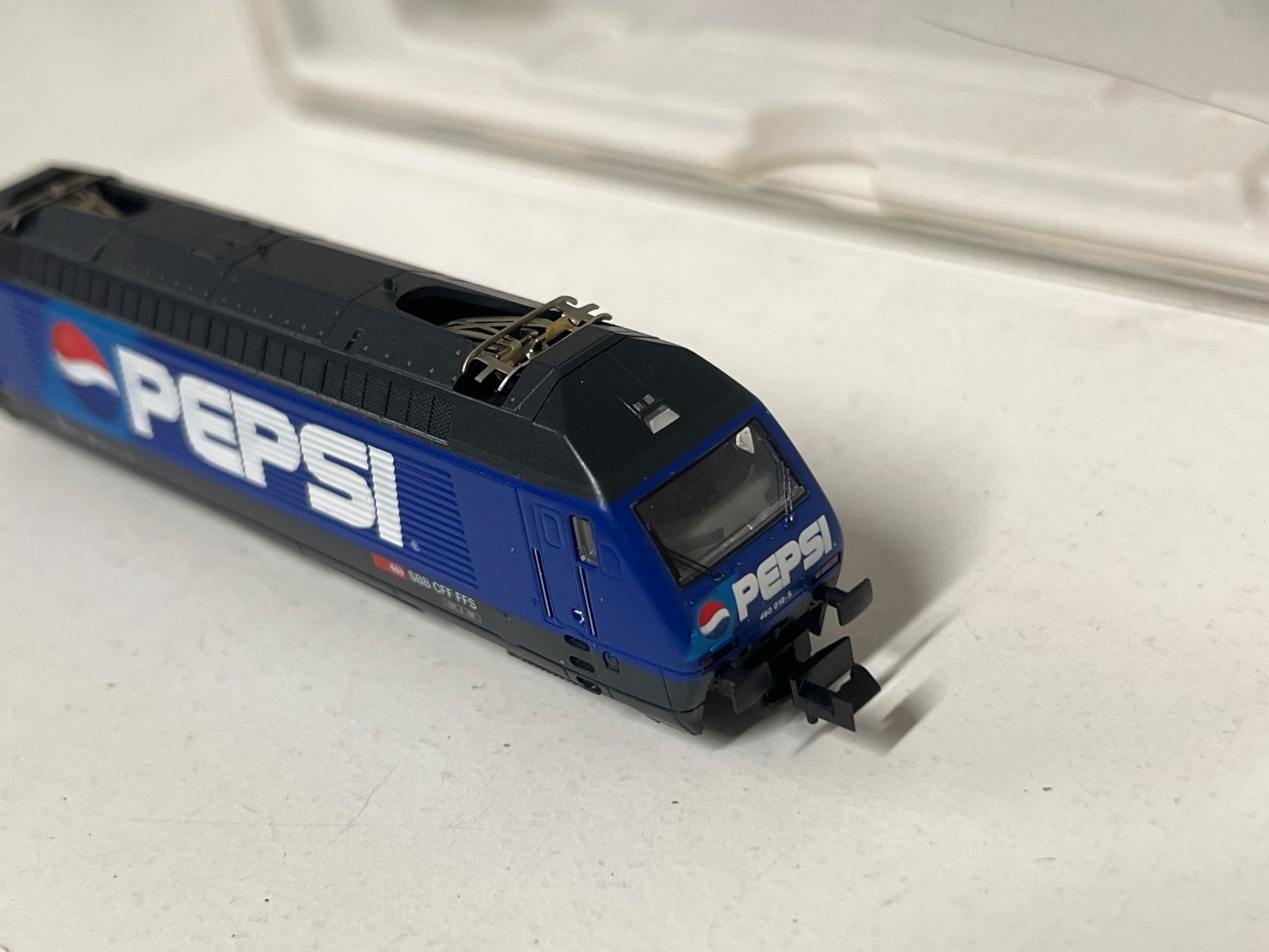 Trix Modellini di ferrovie: Minitrix SBB CFF FFS Lokomotive 460, Pepsi Design Digital – Usato da Geroldswil venduto da TopTrain54 3