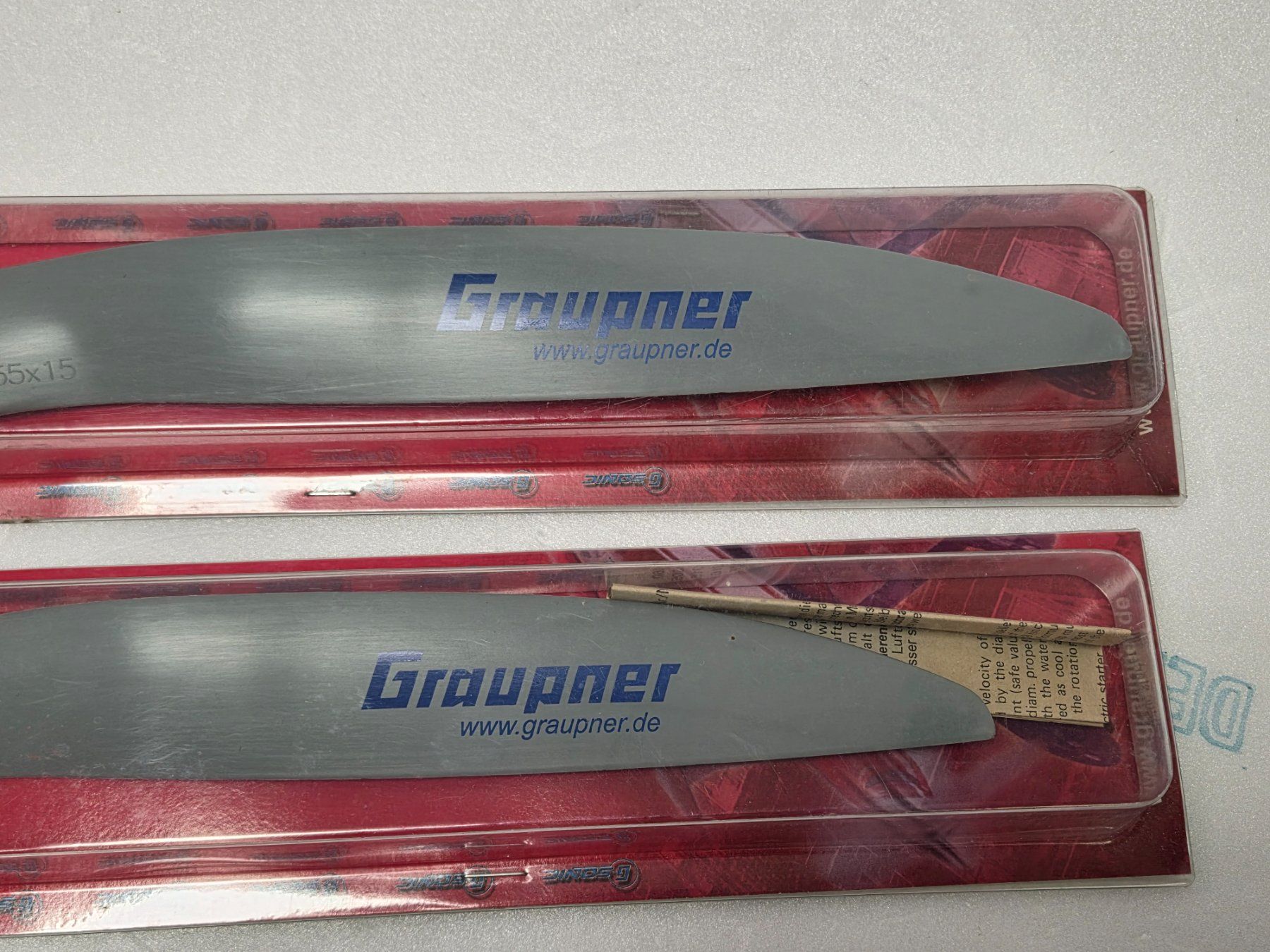 Graupner Modellismo RC: 3 Stück Graupner G-Sonic Propeller Grösse 20 und 22" – Nuovo e nell'imballaggio originale da Hittnau venduto da Sika86 5