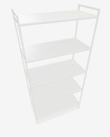 Ikea Metallregal weiss mit fünf Ablagen gebraucht Zustand