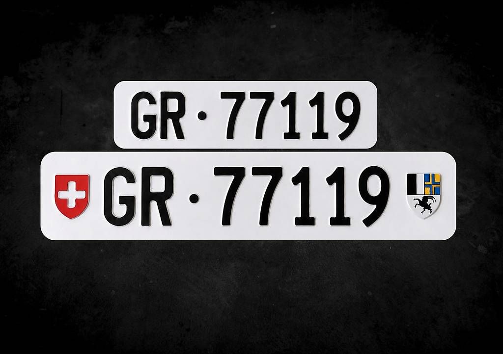 Schilder: GR Autonummer/Kontrollschild – Gebraucht aus Chur von autonummer-gr.ch 1
