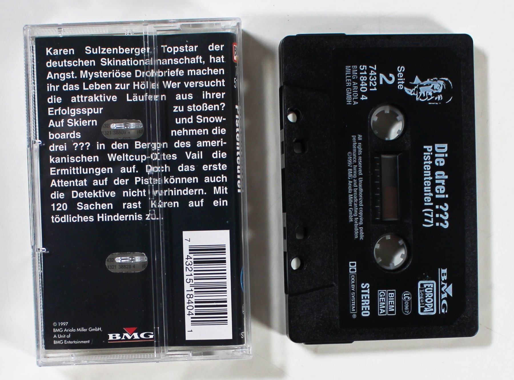 Musicassette: MC Die Drei Fragezeichen 77 -  Pistenteufel – Usato da Brüttisellen venduto da Collector-Corner 2