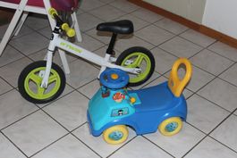 Puky Laufrad (draisienne) + voiture DORY enfant 2ans