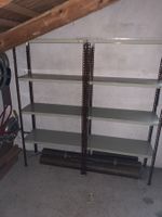 2 Stück Regal Metall 4 Etagen gebraucht