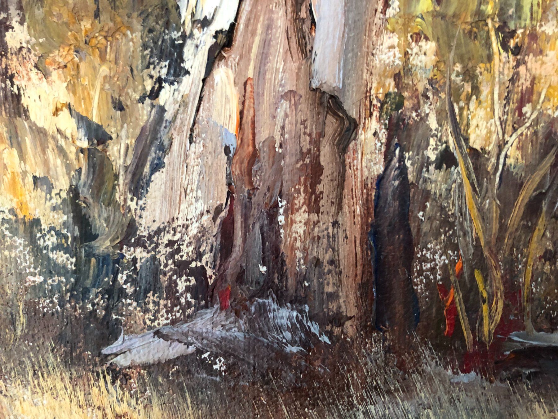 Dipinti: Gemälde Ölgemälde Bild "Baum" signiert N. Gschwend – Usato da Oftringen venduto da noreply 4