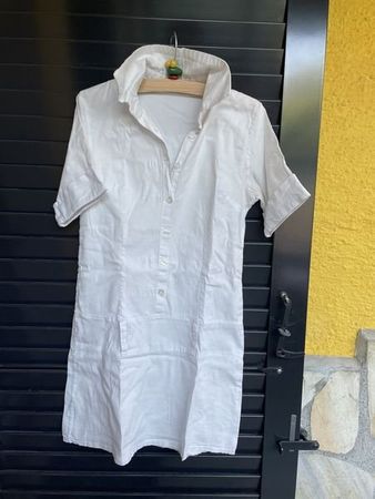 Mädchen Kleid weiss 134