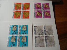 Pro Patria 1994, FDC Satz + 4erblocks, Handwerk