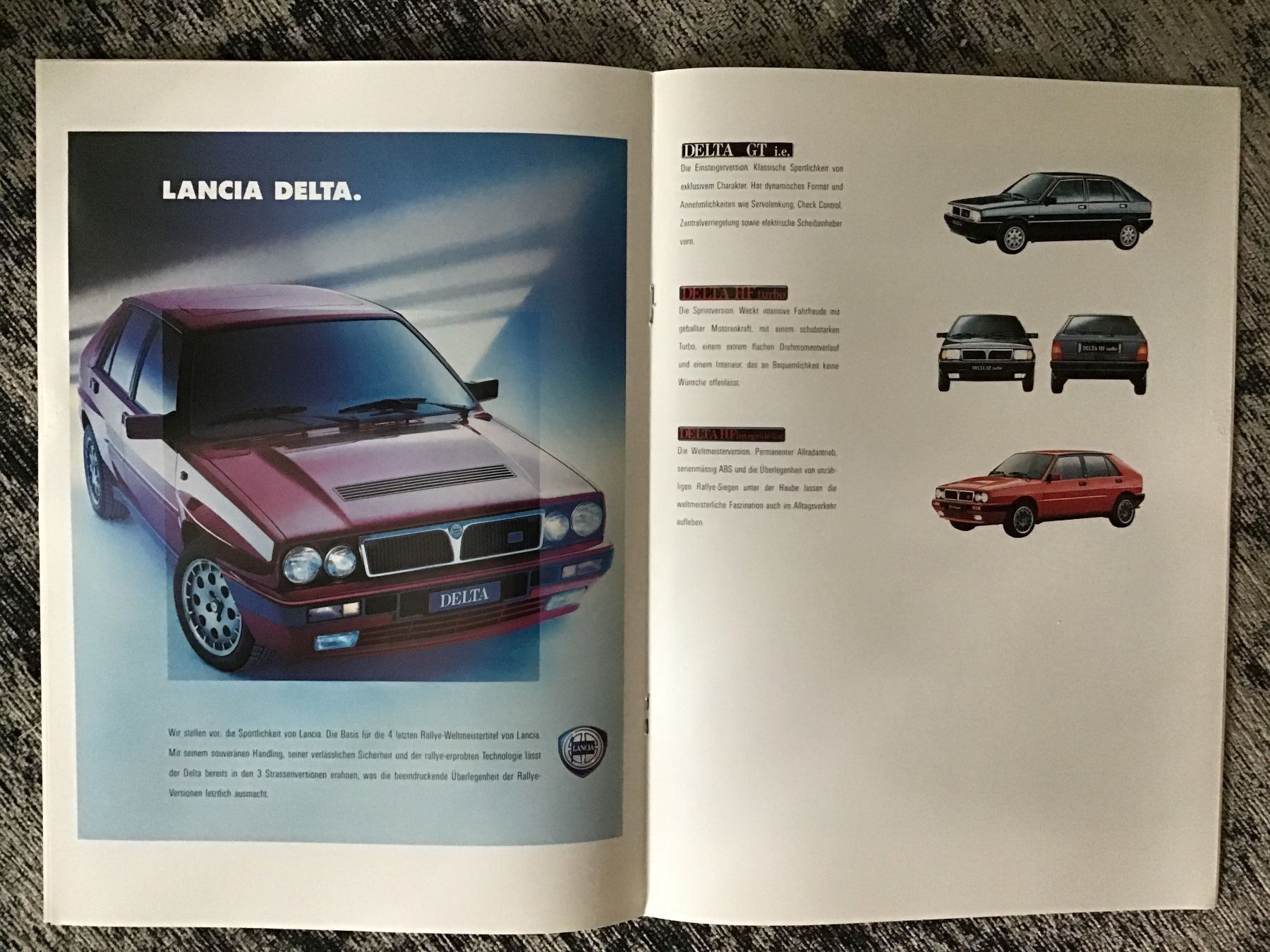 Lancia Dokumente: Lancia Programm Verkaufsprospekt ca. 1991 – Gebraucht aus Scherzingen von Starseller62 3