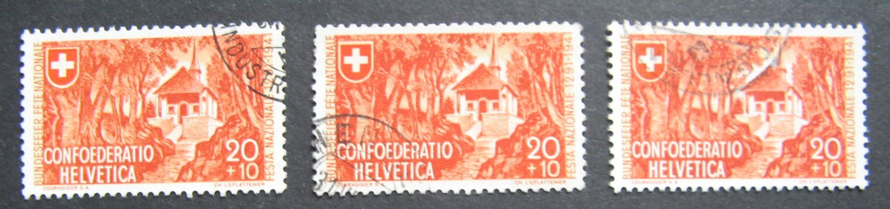 Tutti i francobolli: PP 1941 Abart Farben, Zu 14 – Usato da Frauenfeld venduto da Interessent1
