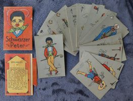 Antikes Kartenspiel "Schwarzer Peter"  Sammlerstück 🇨🇭 ...