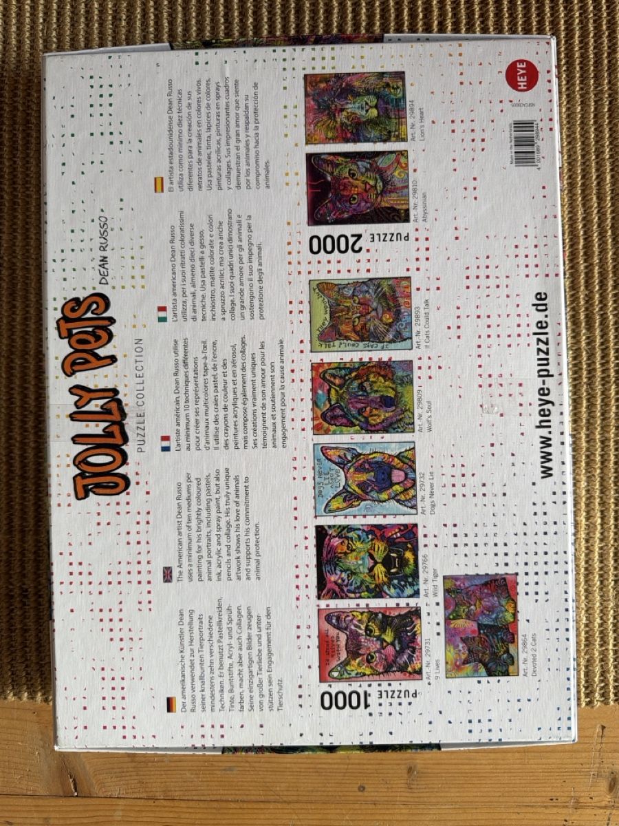 Heye Puzzle: Heye Puzzle 2000, Jolly Pets – Usato da Erlinsbach venduto da lej_t77c 1