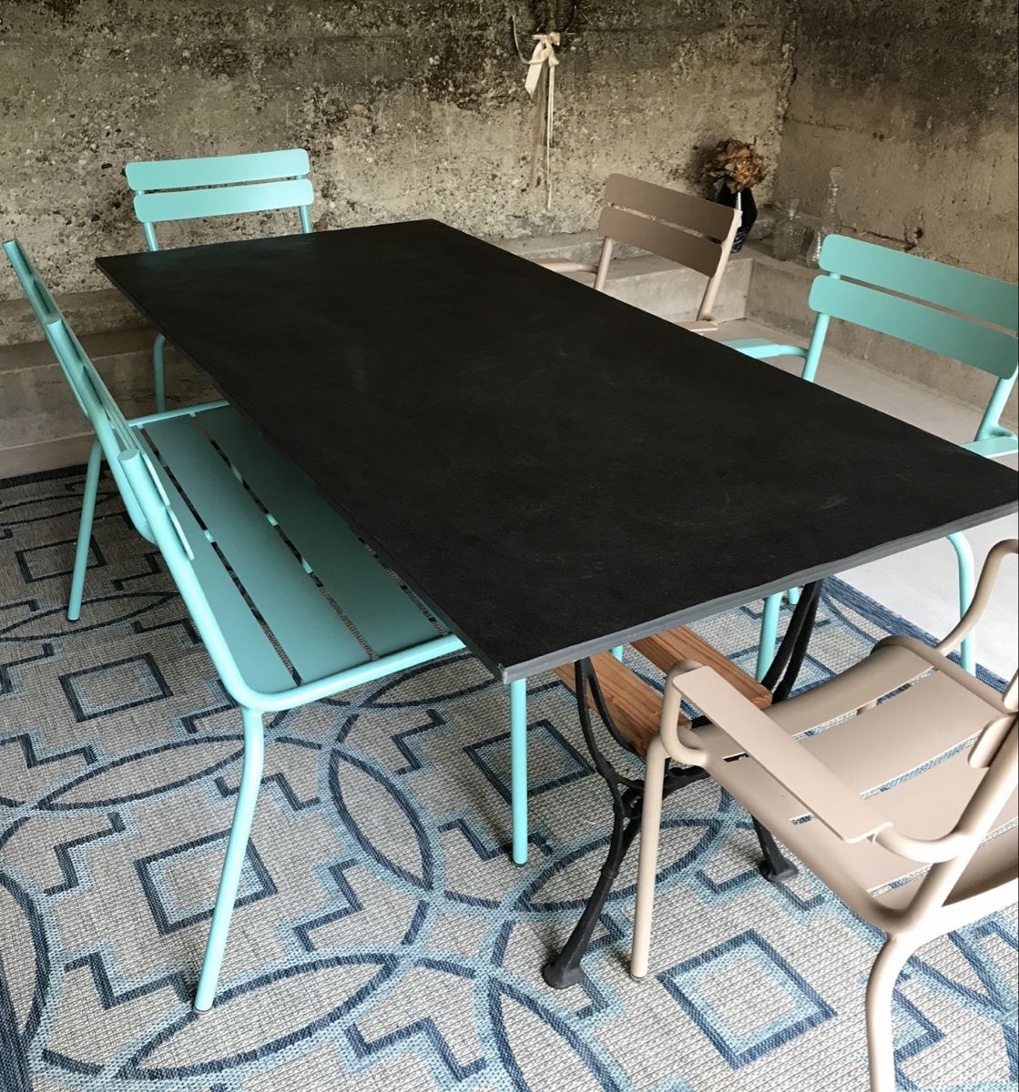 Pietre & tegole: Steinplatte - Tischplatte - Nero Assoluto – Usato da Aarau venduto da nad_6x8m