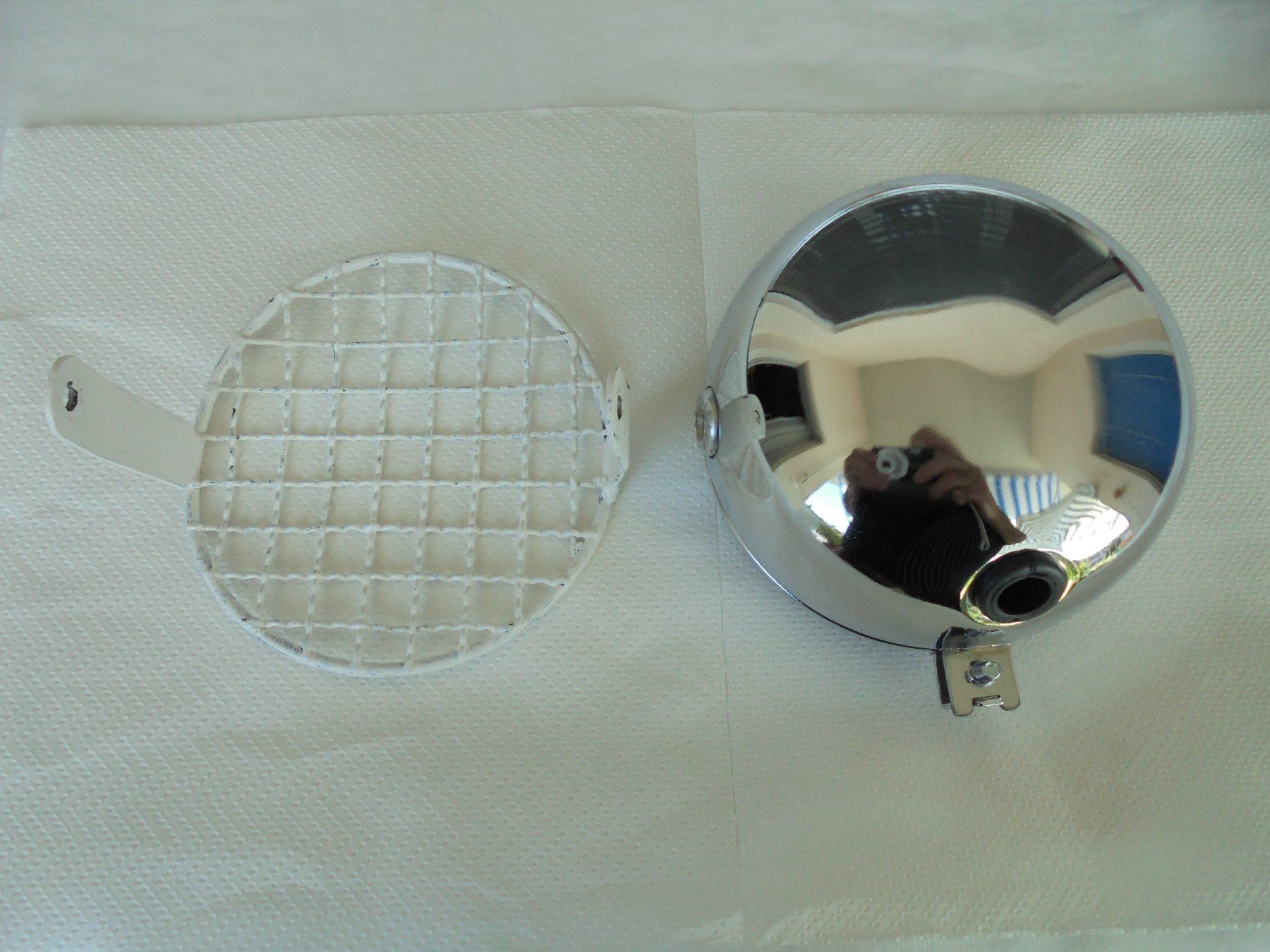 Sachs Parti ricambio per ciclomotori: Puch / Sachs Lampe Chrom, mit Netz – Usato da Rohrbach venduto da Benz16