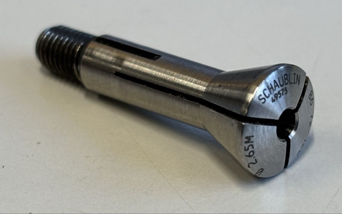 Schaublin Tutti gli attrezzi: Spannzange Schaublin B6 Durchmesser 2,65mm – Usato da Aeschi b. Spiez venduto da zungu71