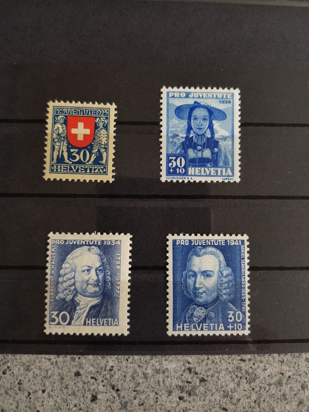 Alle Briefmarken: Pro Juventute Briefmarken postfrisch – Gebraucht aus Jona von Glareola