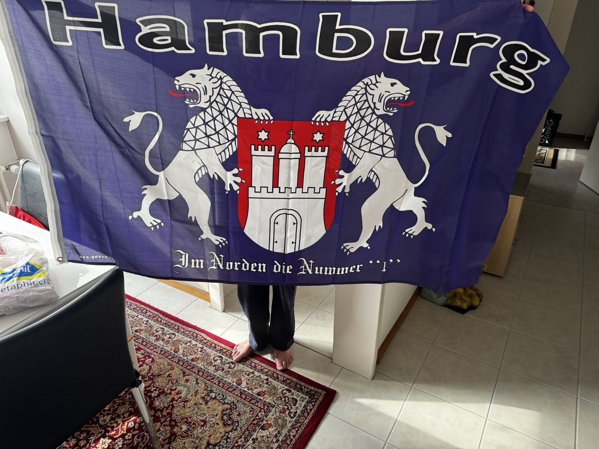 Bandiere: Flagge Hamburg  – Usato da Gelterkinden venduto da seb_8jzy
