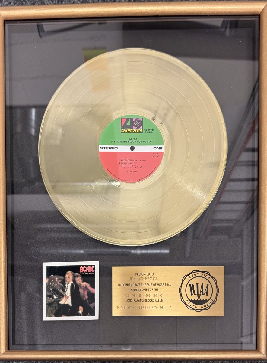 Carte collezionabili: RIAA Award AC/DC, Jim Johnson – Nuovo (secondo la descrizione) da Lausanne venduto da Awards