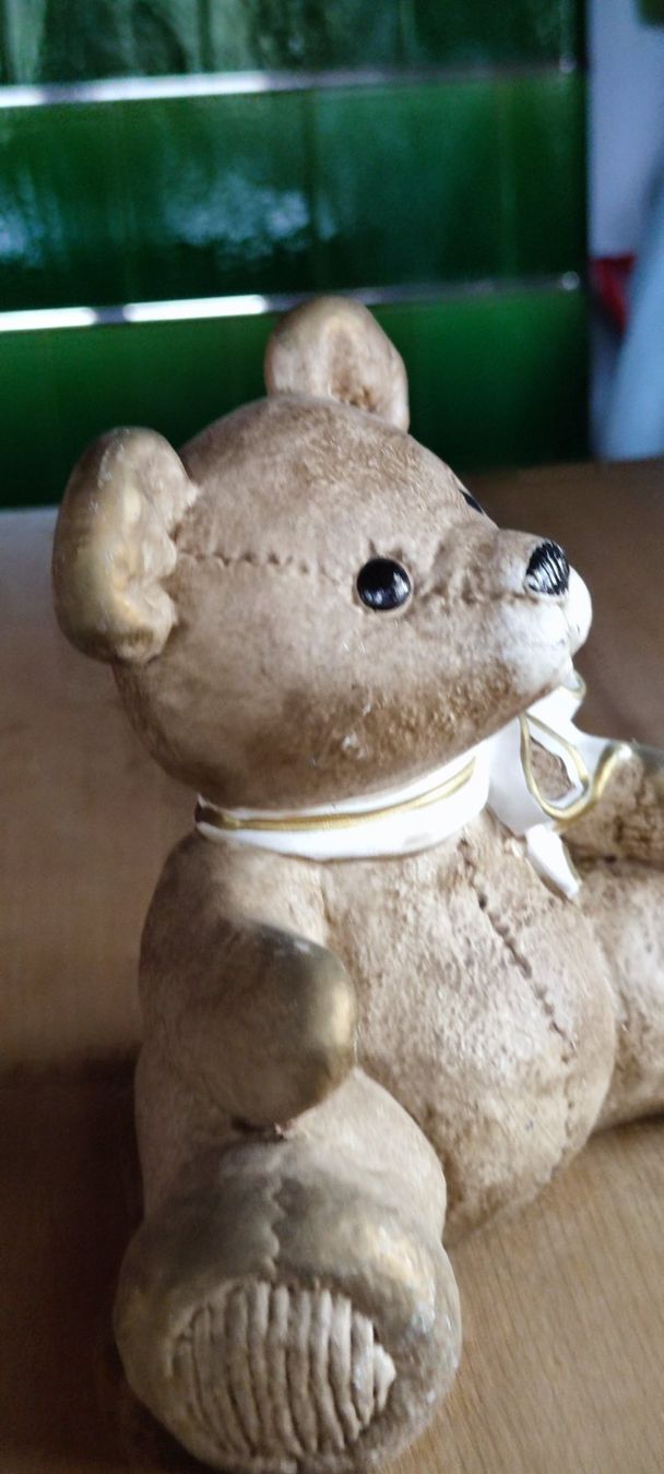 Figuren: Teddy Bär Keramik Deko Handarbeit – Neu (gemäss Beschreibung) aus Schweizersholz von fuchs06 1