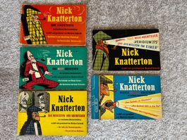 SELTENE NICK KNATTERTON COMIC BÜCHER, NO. 1, 2, 3, 4 & 6