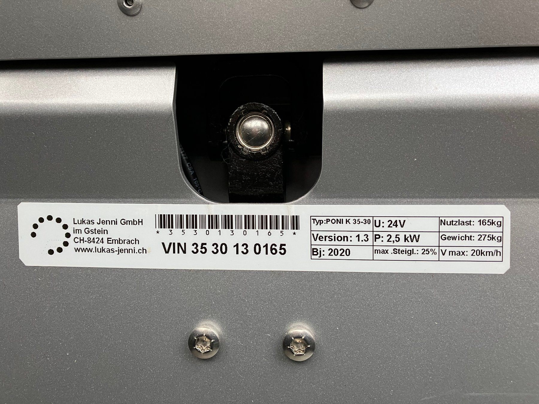 Veicoli elettrici: Elektromobil Poni – Usato da Elsau venduto da Geissen5 5