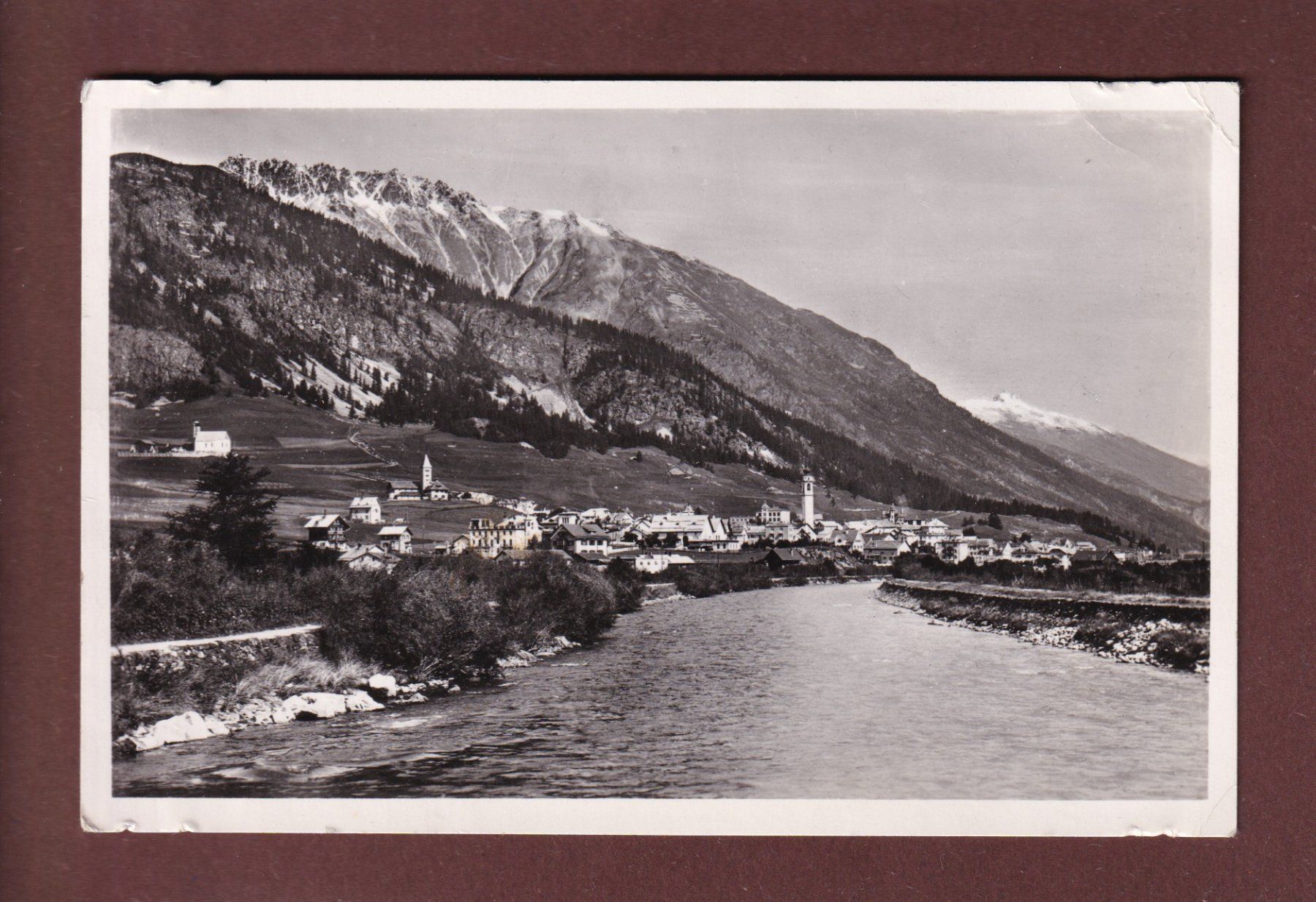 Cartoline postali: SAMADEN - Innpromenade // Eckbug // – Usato da Pully venduto da nicecards