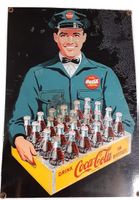 Coca Cola Werbeschild 1950er