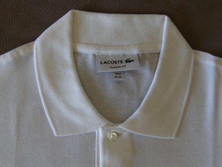 Lacoste Poloshirt weiss Grösse XL
