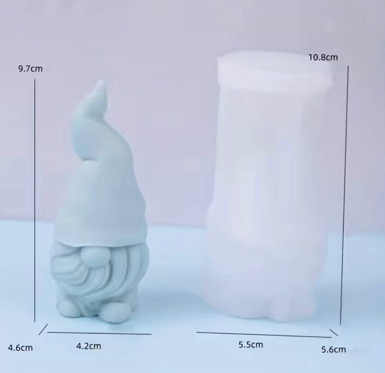 Backformen: Giessform Silikonform Kerzenform Zwerg Wichtel Nr. 2 – Neu und originalverpackt aus Kaltbrunn von schere-stein-papier