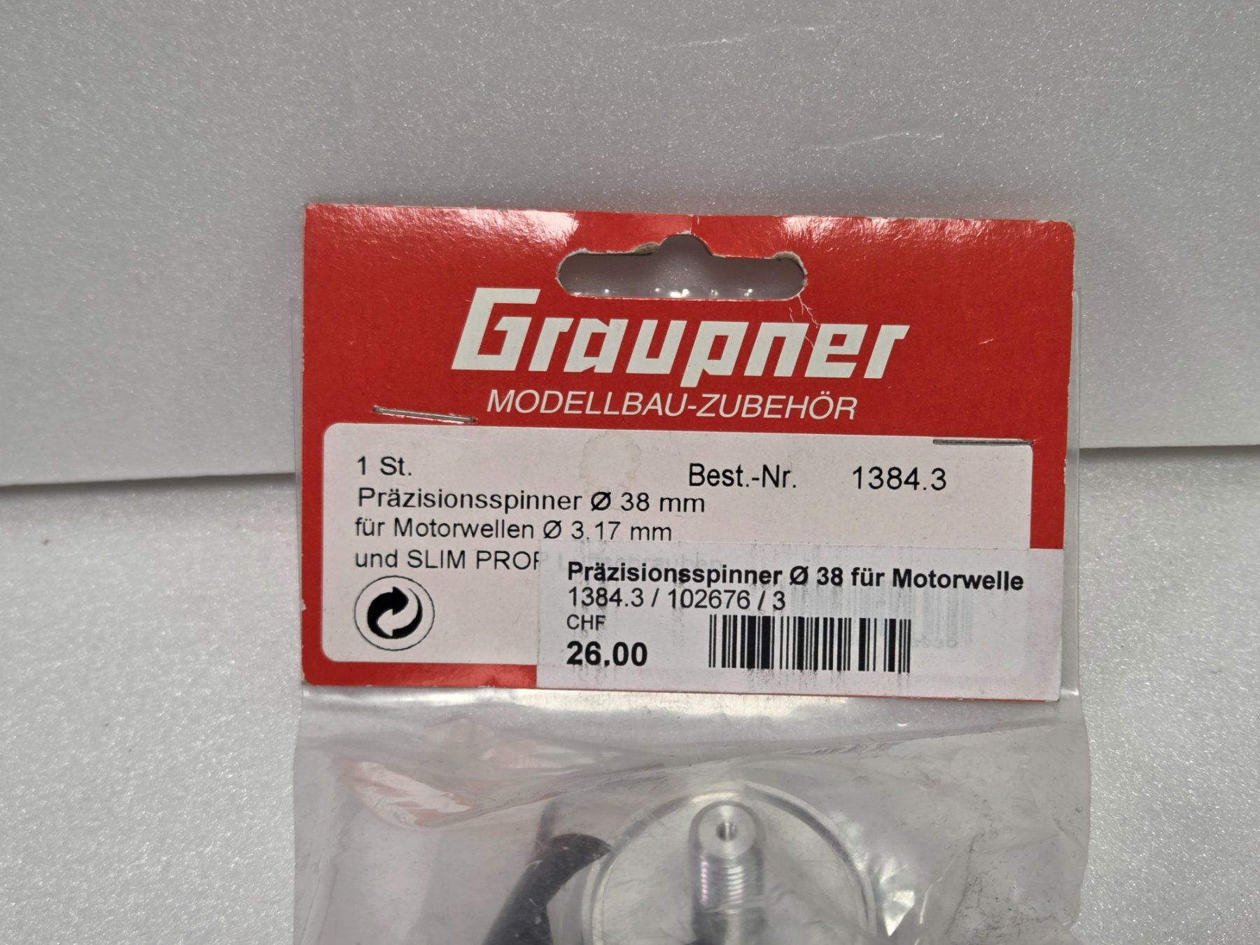 Graupner Modellismo RC: Graupner Präzisionsspinner Set - div. Durchmesser 28-38mm – Nuovo e nell'imballaggio originale da Hittnau venduto da Sika86 8