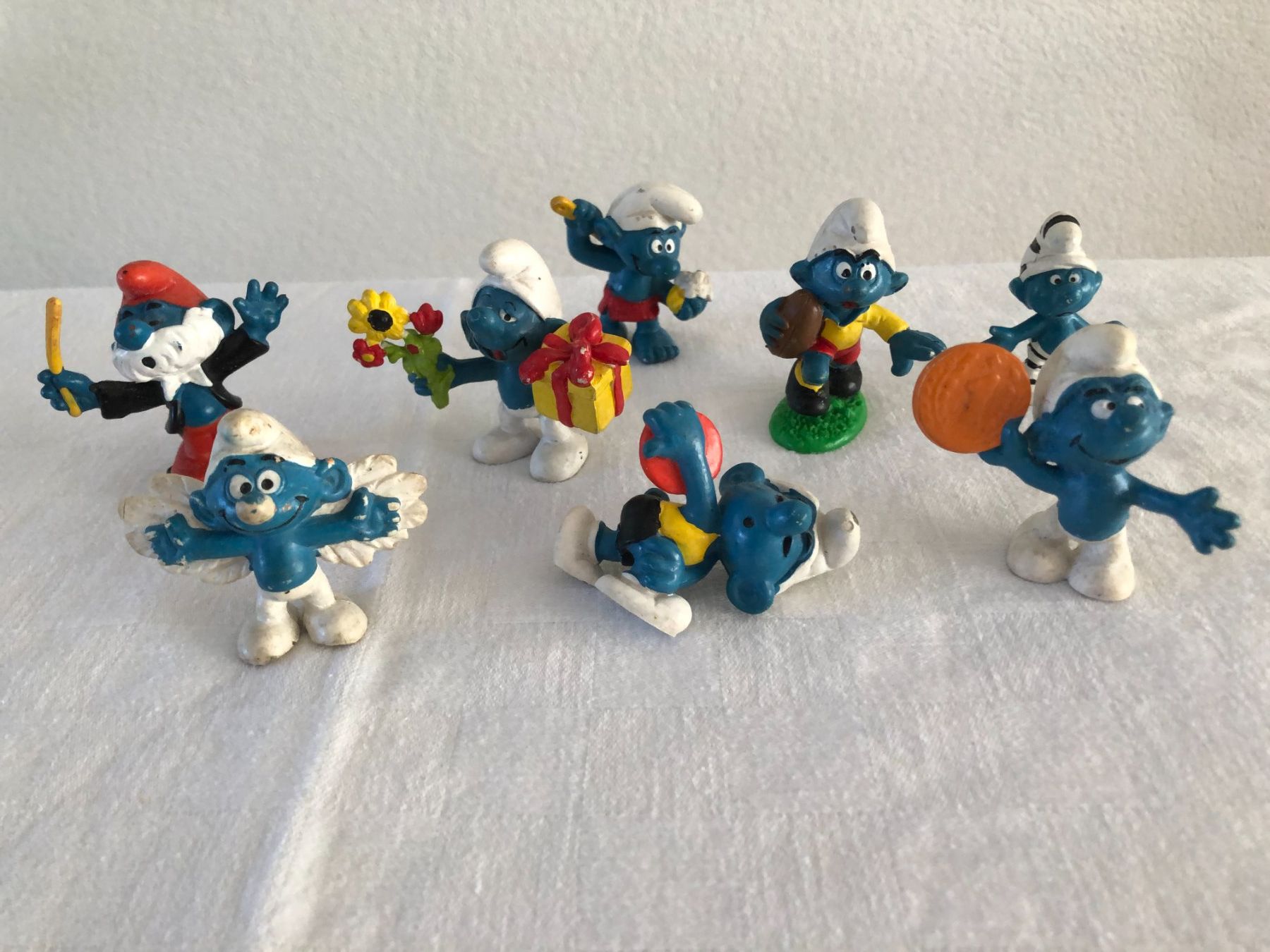 Statuette: 8 Schlümpfe aus Hausräumung – Usato da Freienstein venduto da ErnaS01
