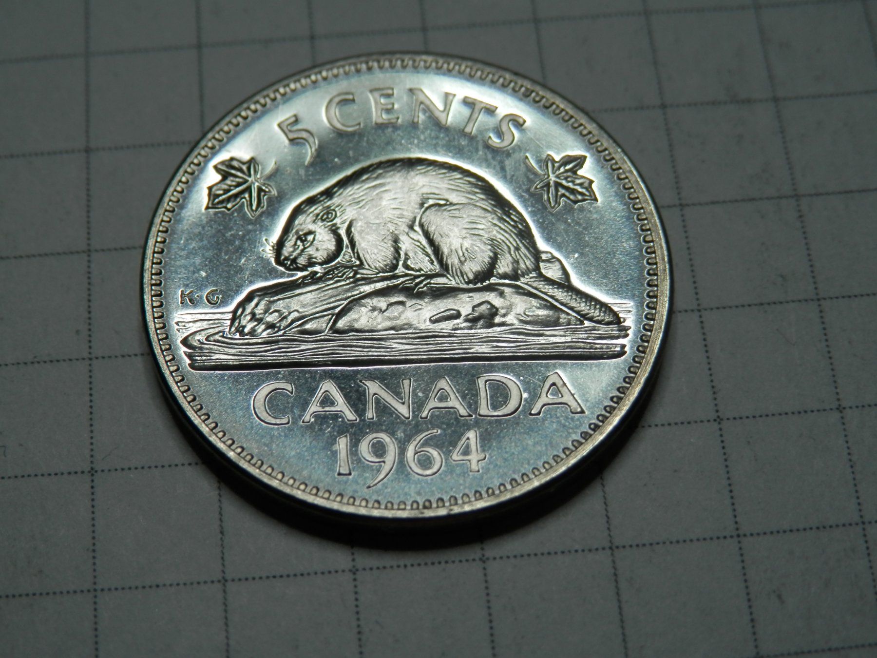 Tutti le monete: Kanada  5 Cent, 1964 – Usato da Weiach venduto da weiach81