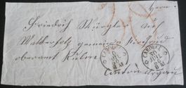 Vorphila: Briefausschnitt mit Rundstempel 'Carouge'