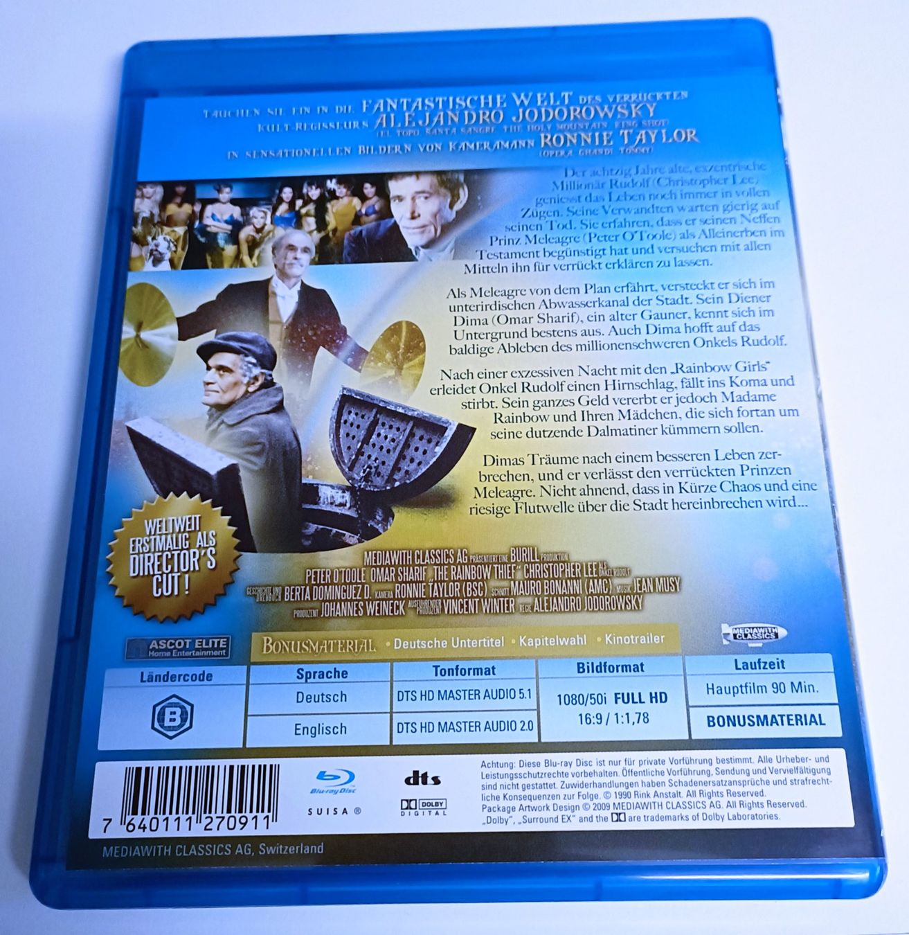 Tutti i DVDs: Blu-ray: Der Regenbogen-Dieb The Rainbow Thief – Usato da Köniz venduto da Movieportal007 1