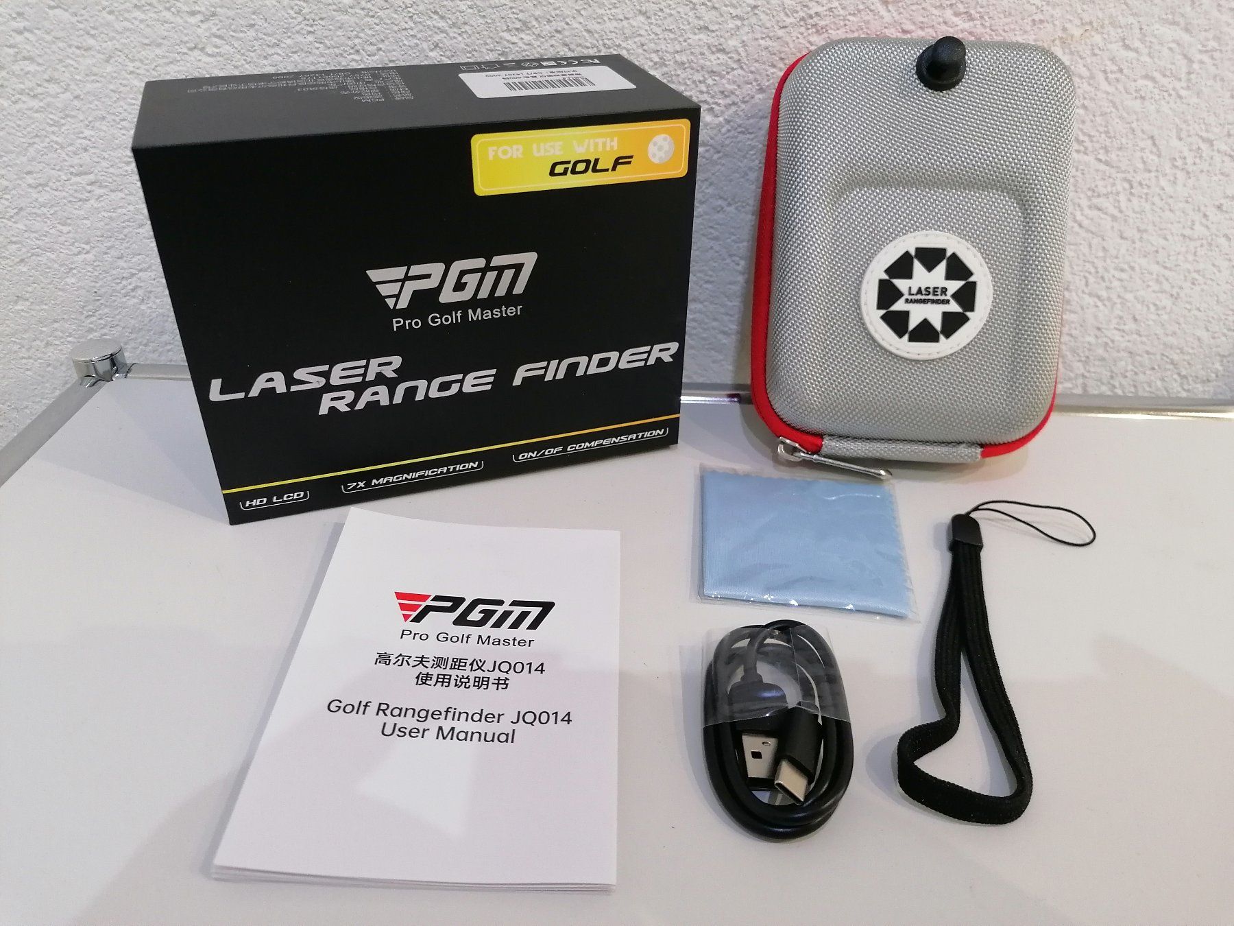 Misurare: Golf Laser Range Finder, PGM Pro Golf Master, fabrikneu – Nuovo e nell'imballaggio originale da Unterengstringen venduto da Tnovus 2