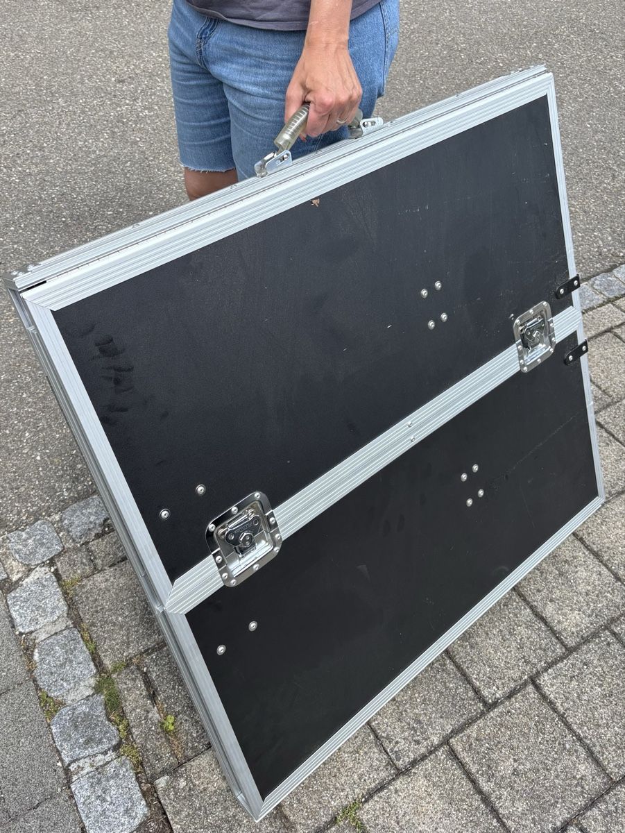 Allestimento di negozi e stand fieristici: Klapp-Bar DJ-Pult mit Rollen, professionelle Case Bar  – Usato da Hellikon venduto da Chregu1977 6