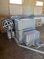 Orig.Zivilschutz-Kompressor Sulzer CHL-16 auf Anhänger etc.