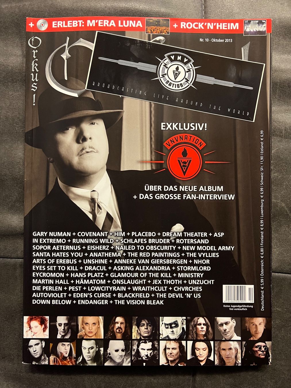 CD: Orkus! Nr. 10 Oktober 2013 + CD Compilation 93 – Usato da Zürich venduto da rigani