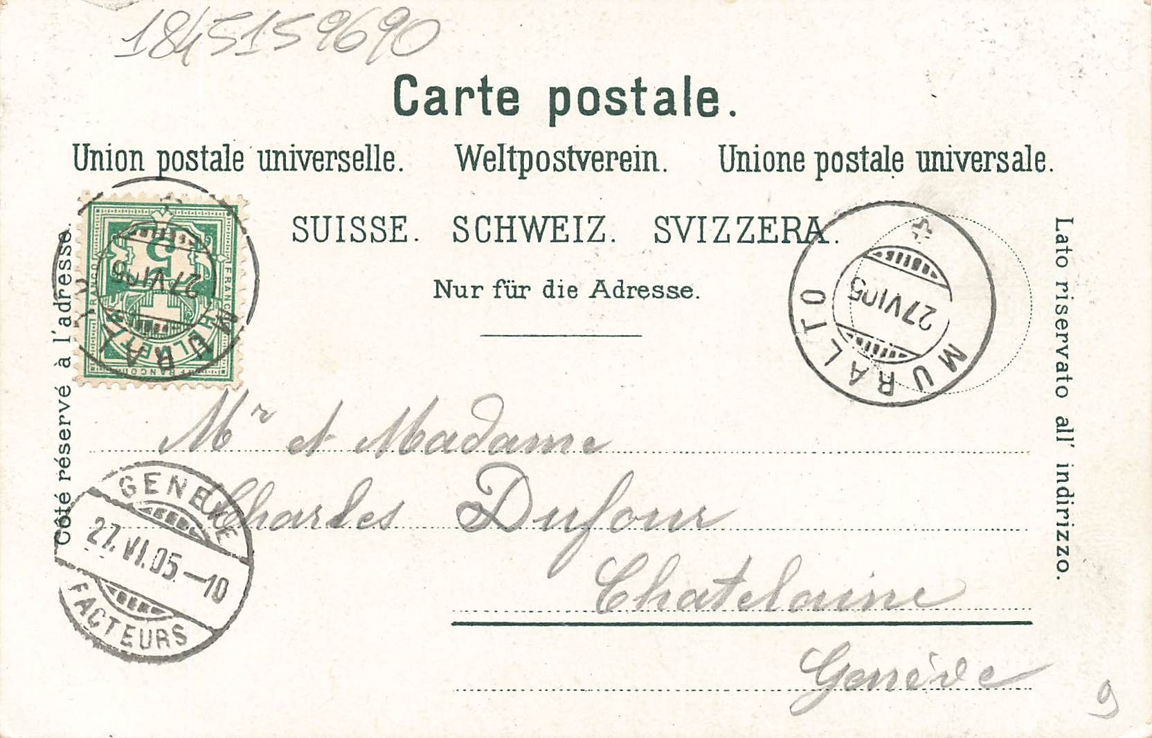 Ansichtskarten: Locarno – Gebraucht aus Biasca von Blenio71 1