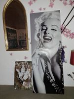 Marilyn Monroe Bild, Leinwand, ca. 30x80cm, neuwertig 2stk