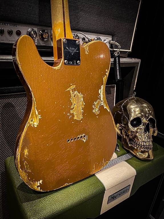 Musikinstrumente: Fender Telecaster '53 heavy relic aged copper 2017 – Gebraucht aus Montreux von Alligator-AMPS 2