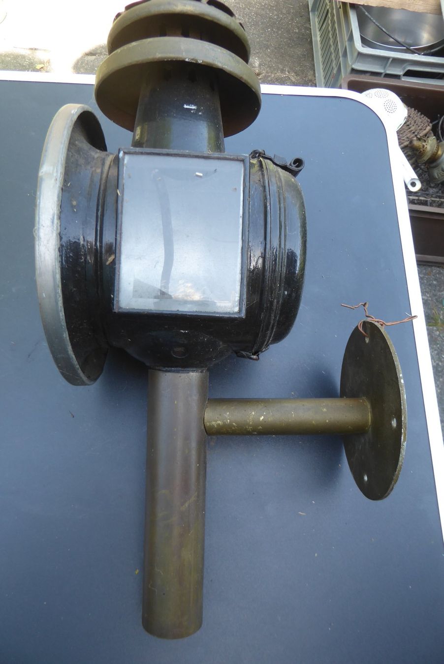 Lampade: Antike Wandlampe 40cm hoch elektrisch – Usato da Sargans venduto da Benziner