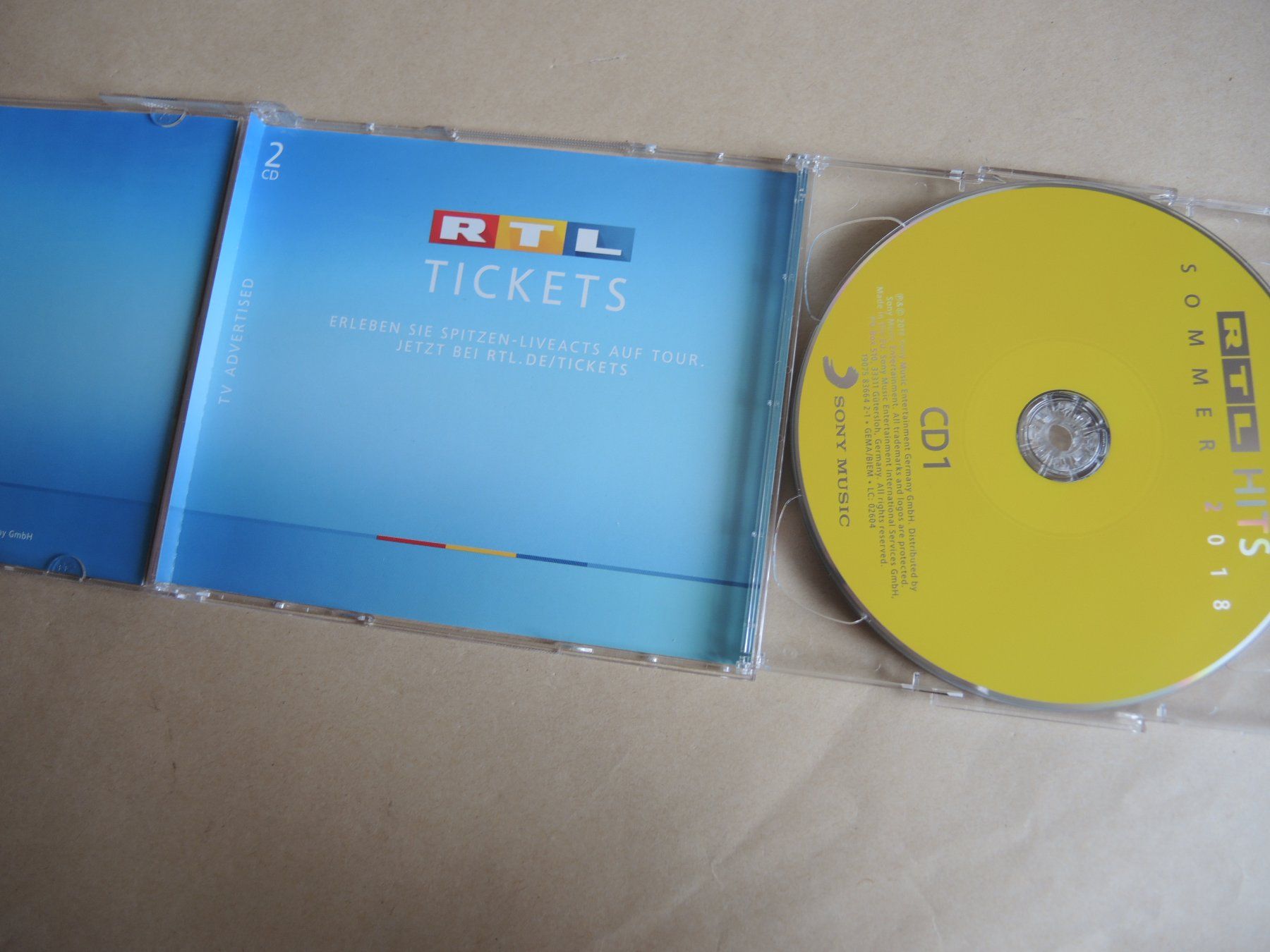 CD: RTL Sommerhits 2018 - Doppel CD – Usato da Rorschach venduto da maeck8 2
