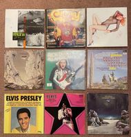Vinyl Sammlerstücke, 9 Stück, Elvis,…