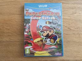 Paper Mario Color Splash Nintendo Wii U OVP Sealed