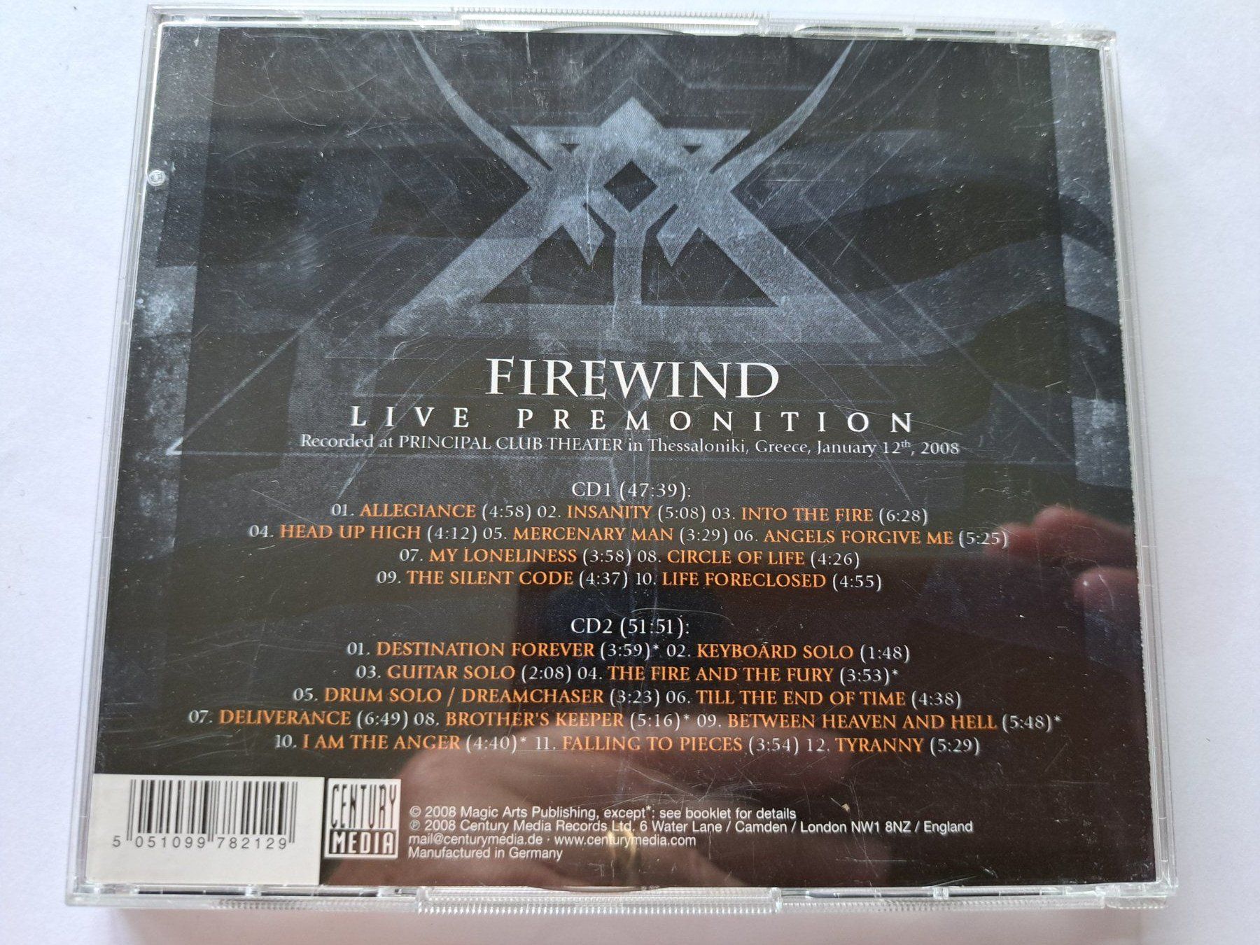 CDs: Cd Firewind - Live premonition ( Heavy Metal )  – Gebraucht aus Pully von bro_n52j 1