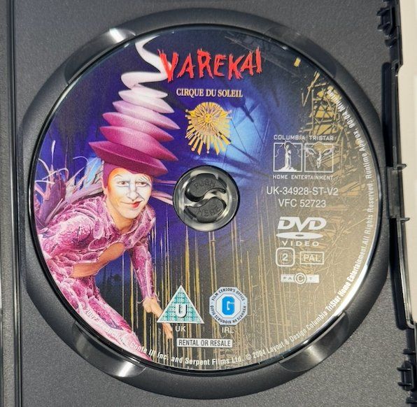 Tutti i DVDs: DVD CIRQUE DU SOLEIL VAREKAI – Usato da Wisen venduto da gigisna 1