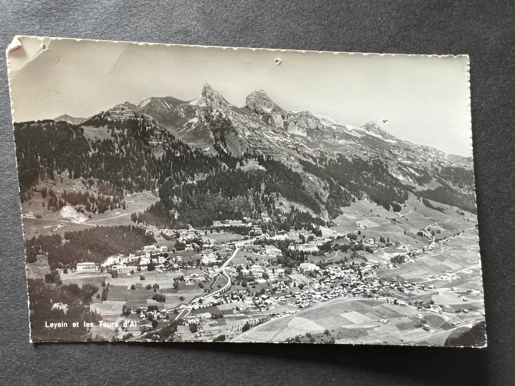 Ansichtskarten: Ansichtskarte Leysin 1959  (M181) – Gebraucht aus Hinwil von Sidi4