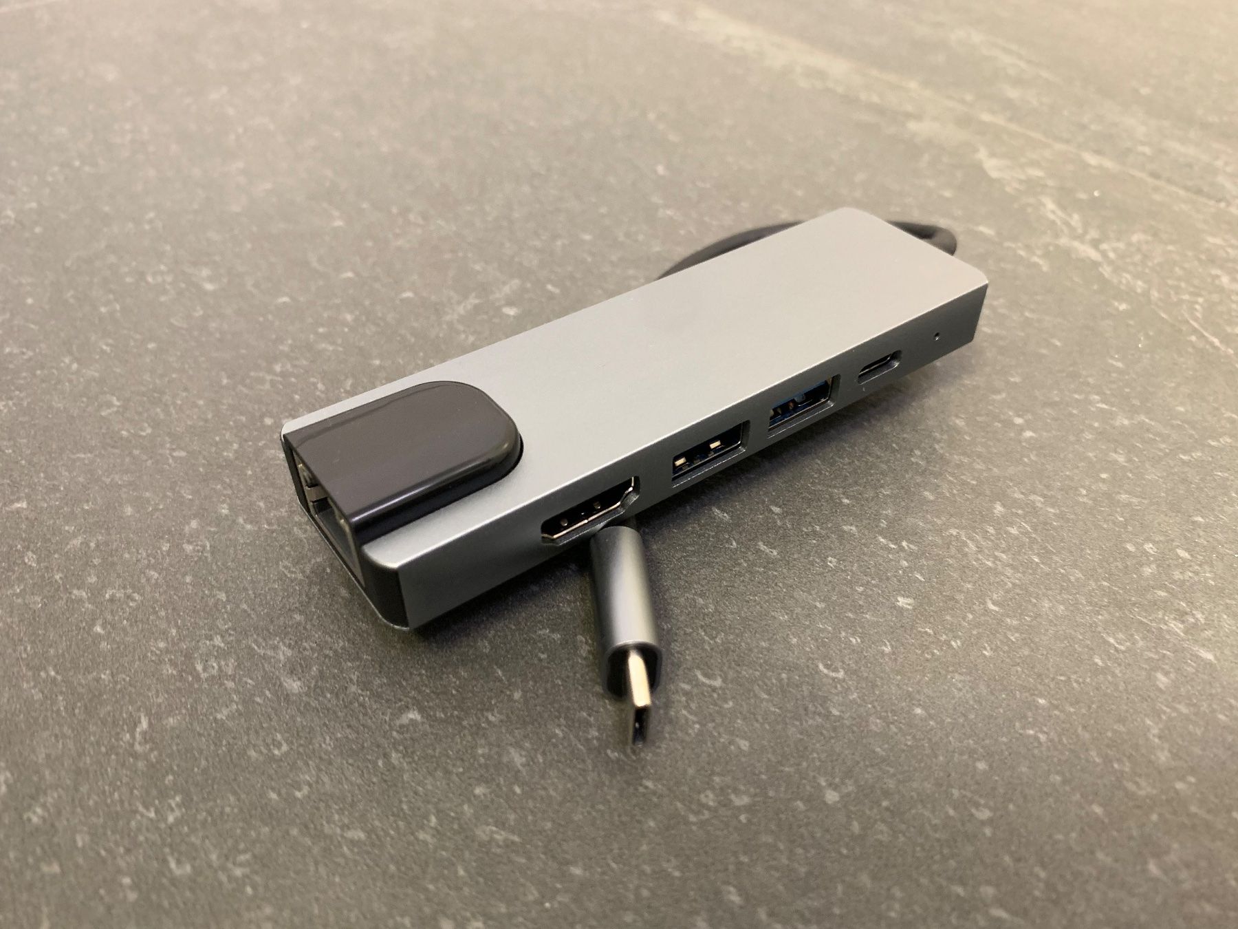 Unità & Adattatore: Adapter 5 in 1 USB-C auf Lan, HDMI, USB A, USB C – Nuovo e nell'imballaggio originale da Aarburg venduto da 2..0 1