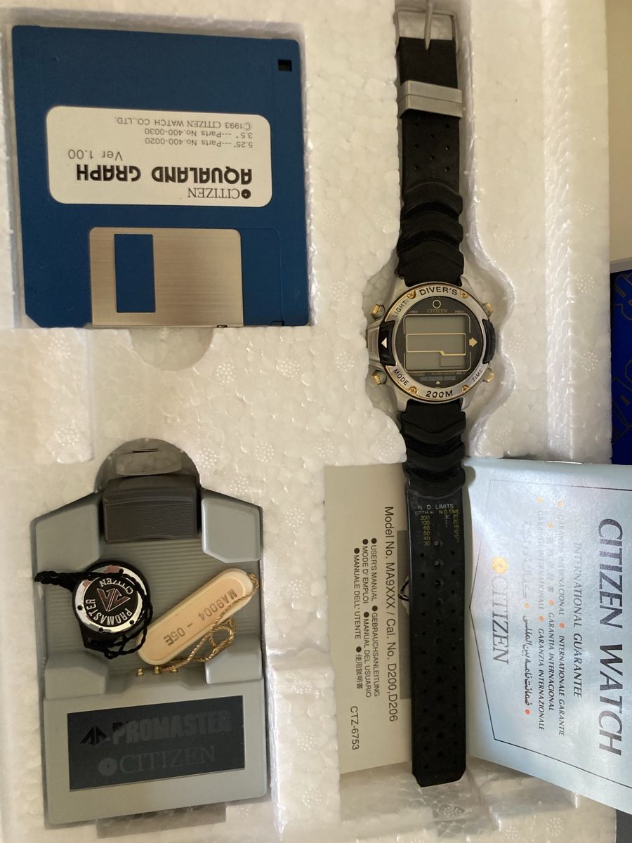 Citizen Montres: Citizen Hyper-Aqualand Taucheruhr – Défectueux à Sissach par retep0808