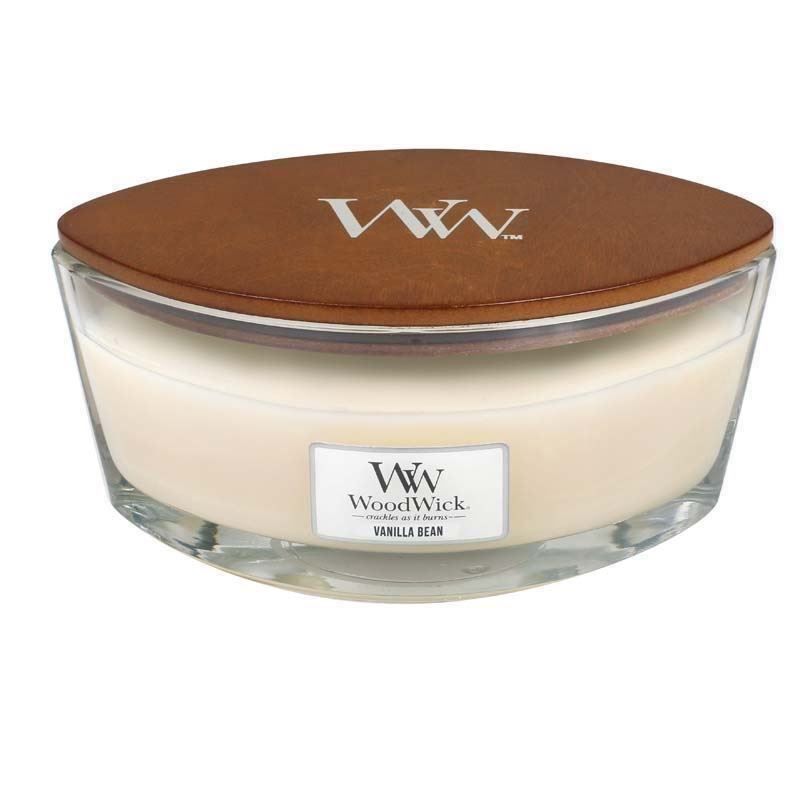 Yankee Candle Kerzen: WoodWick Vanilla Bean Ellipse – Neu (gemäss Beschreibung) aus Langwiesen von rtWebshop 1