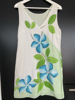 Sommerkleid Baumwolle Gr. 36/38 mit Unterrock Baumwolle 